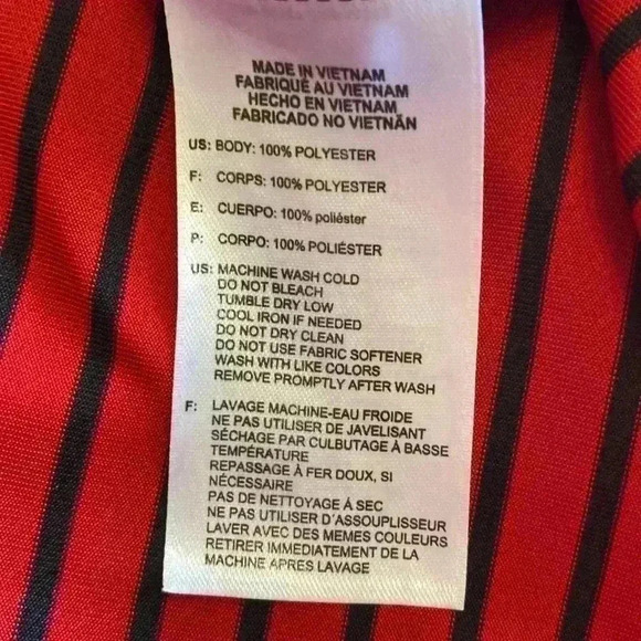 Adidas Men's Clima Cool Red With Black Stripes Polo Size 2xl - Picture 5 of 5